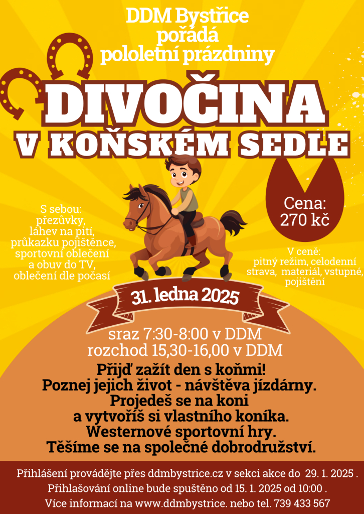 Pololetní prázdniny - Divočina v sedle