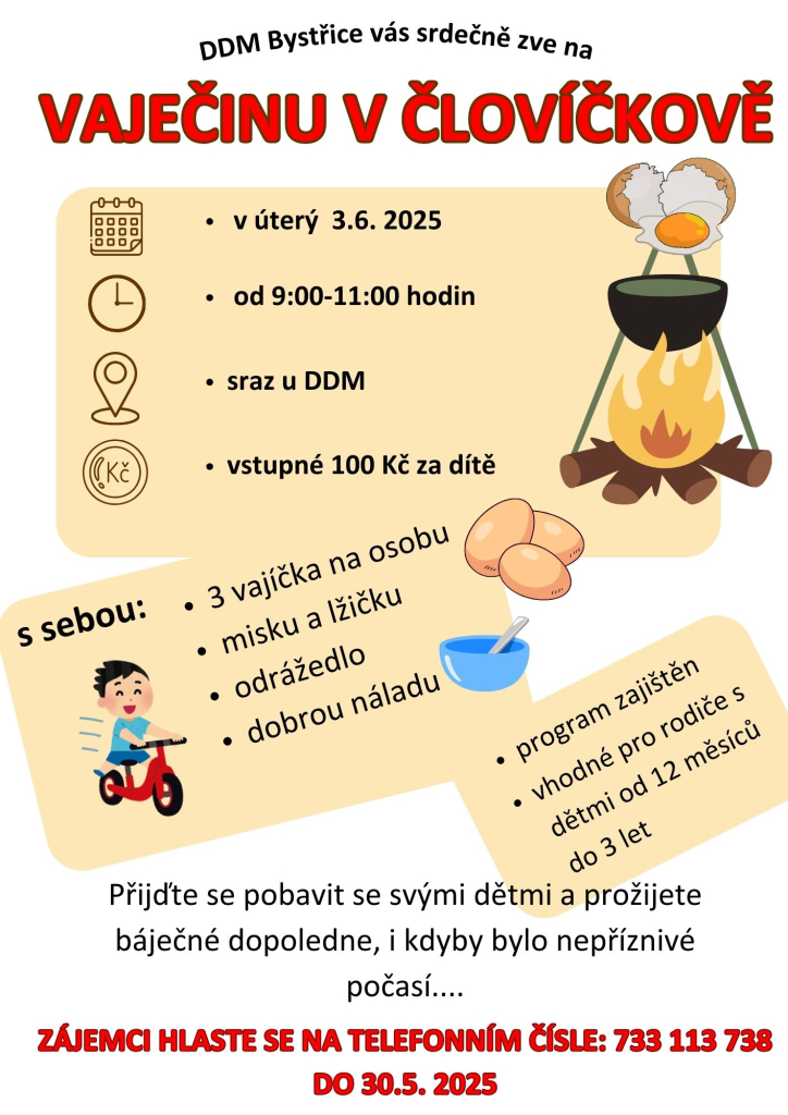 VAJEČINA V ČLOVÍČKOVĚ