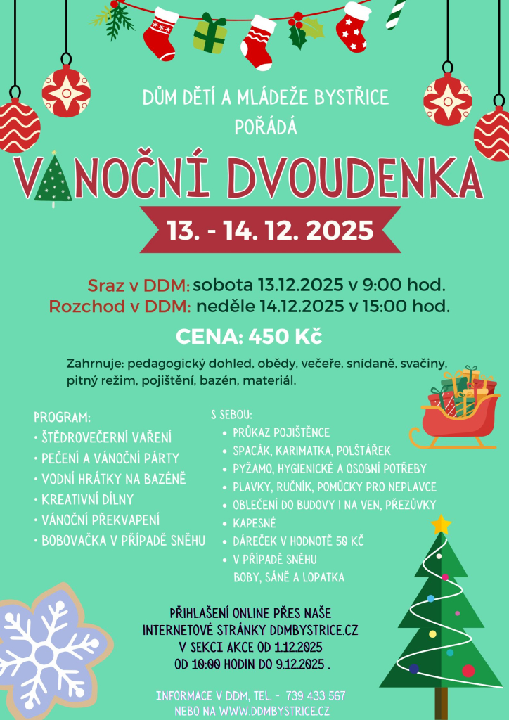 VÁNOČNÍ DVOUDENKA