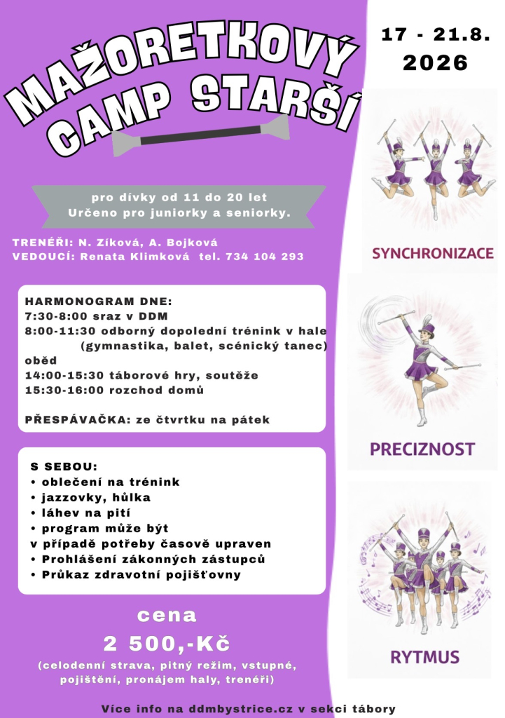 PT - Mažoretkový Camp - starší