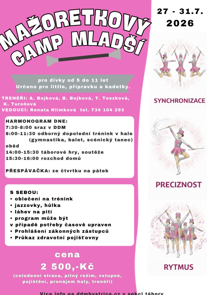 PT - Mažoretkový Camp mladší