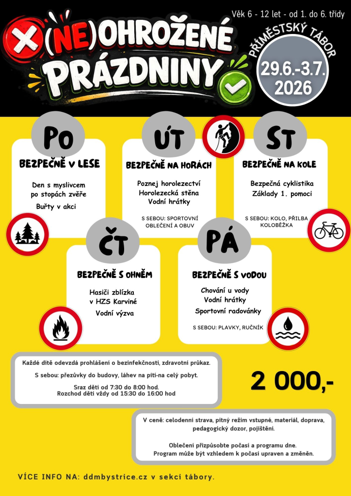 NOVÝ PŘÍMĚSTSKÝ TÁBOR