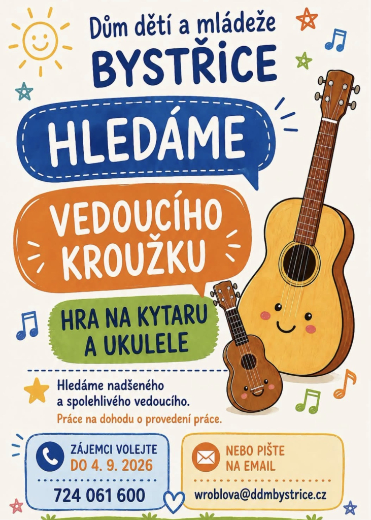 HLEDÁME LEKTORA