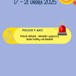 Jarní prázdniny - Policie v akci