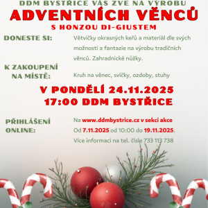 Výroba adventních věnců