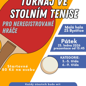 TURNAJ VE STOLNÍM TENISE