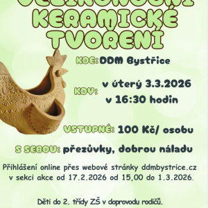 Velikonoční keramické tvoření