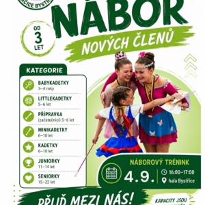 NÁBOR MAŽORETEK