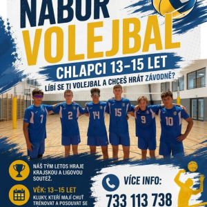 NÁBOR VOLEJBAL